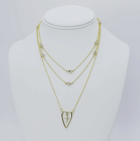 Faith Heart Necklace