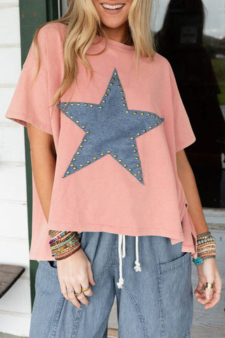 Studded Star Patch Graphic