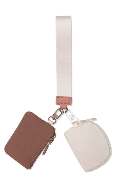 Double Pouch Wristlet