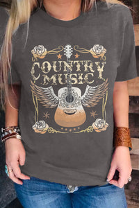 Country Music Guitar Tee