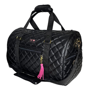 Quilted Onyx Duffel Bag