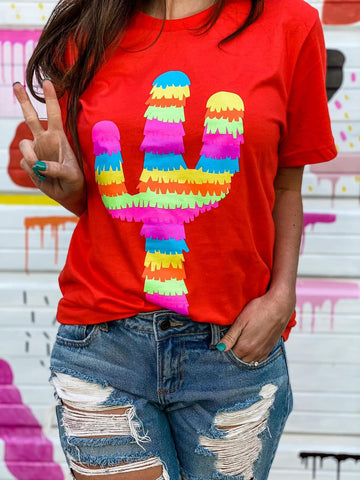 Red Pinata Tee