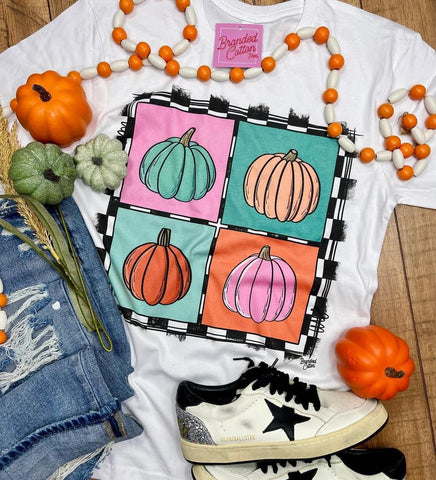 Retro Square Pumpkins