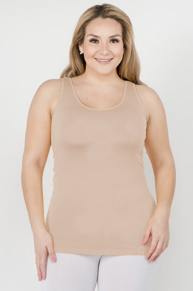 Reversible V or U Neck Seamless Tank