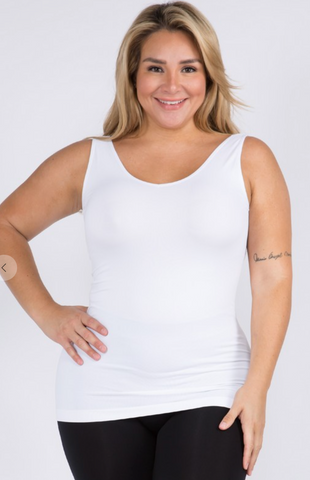 Reversible V or U Neck Seamless Tank