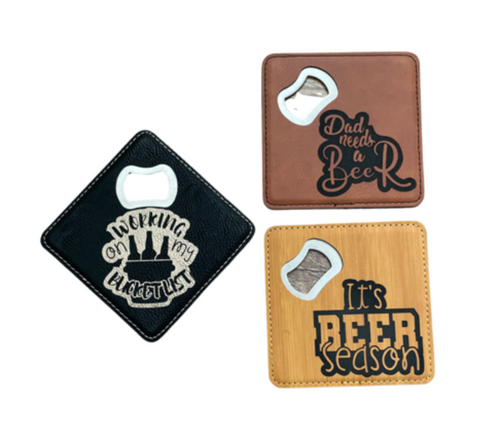 Coaster-Bottle Opener