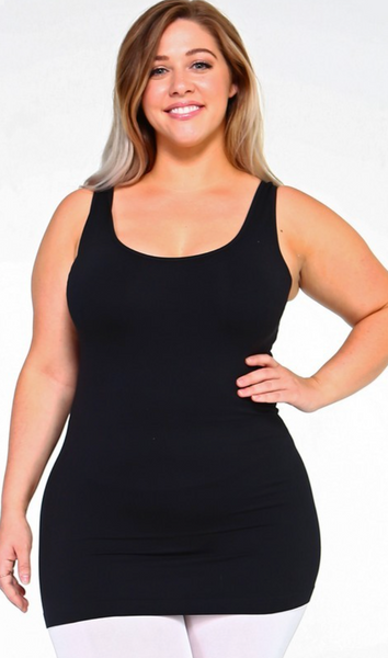 Reversible V or U Neck Seamless Tank