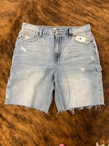 Light Wash Carpenter Shorts