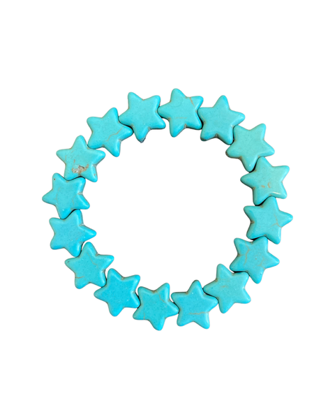 Howlite Stars Bracelet