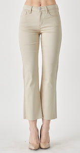 Risen Khaki Mid Rise Jean