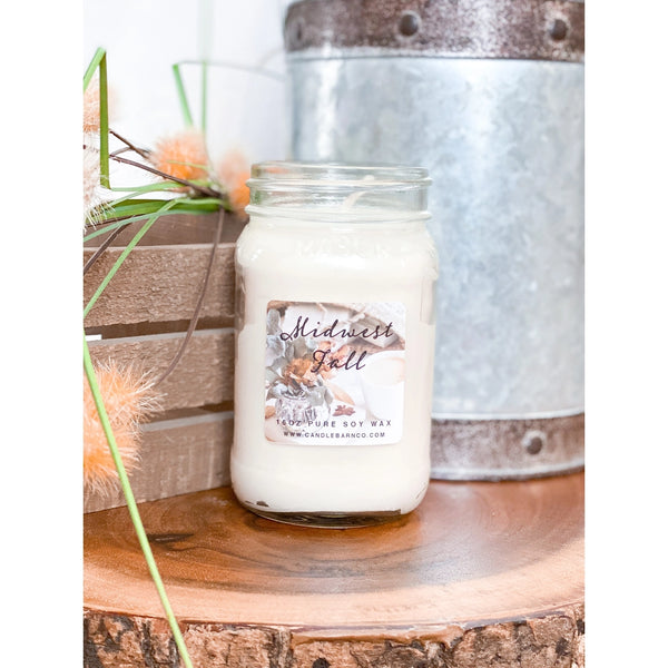 16oz Mason Jar Candle